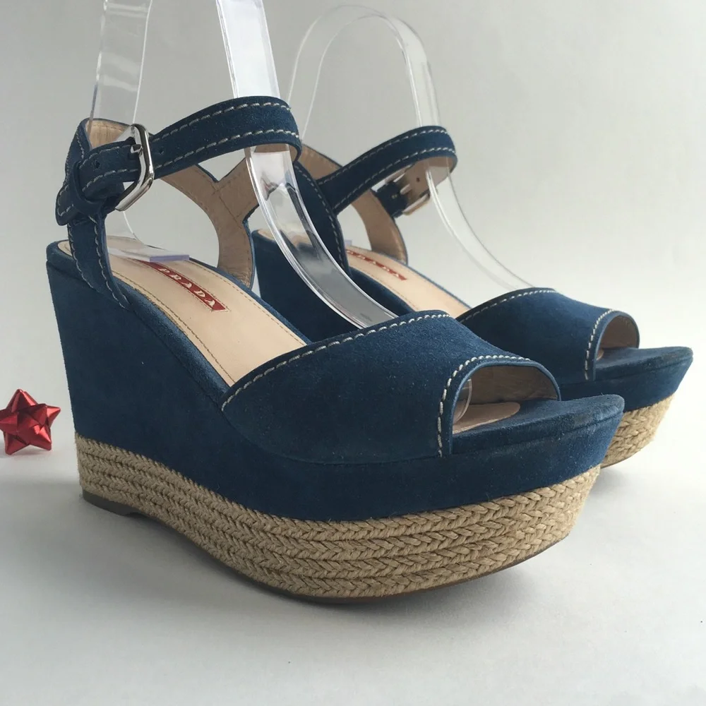 PRADA PLATFORM SANDALS - Picture 4 of 13